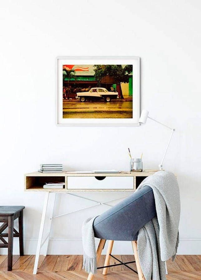 Komar Wanddecoratie Cuba Car Wanddecoratie zonder lijst (1 stuk)