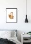 Komar Wanddecoratie Cute animal Dog Wanddecoratie zonder lijst (1 stuk) - Thumbnail 4
