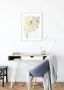 Komar Wanddecoratie Illustratie Dahlia Wanddecoratie zonder lijst (1 stuk) - Thumbnail 4