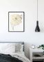 Komar Wanddecoratie Illustratie Dahlia Wanddecoratie zonder lijst (1 stuk) - Thumbnail 3