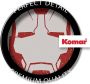 Komar Wanddecoratie Iron Man Helmet MK 43 Wanddecoratie voor de kinderkamer zonder lijst (1 stuk) - Thumbnail 3