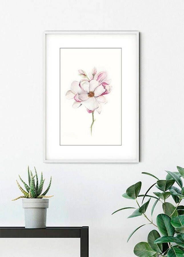 Komar Wanddecoratie Magnolia Blossom Wanddecoratie zonder lijst