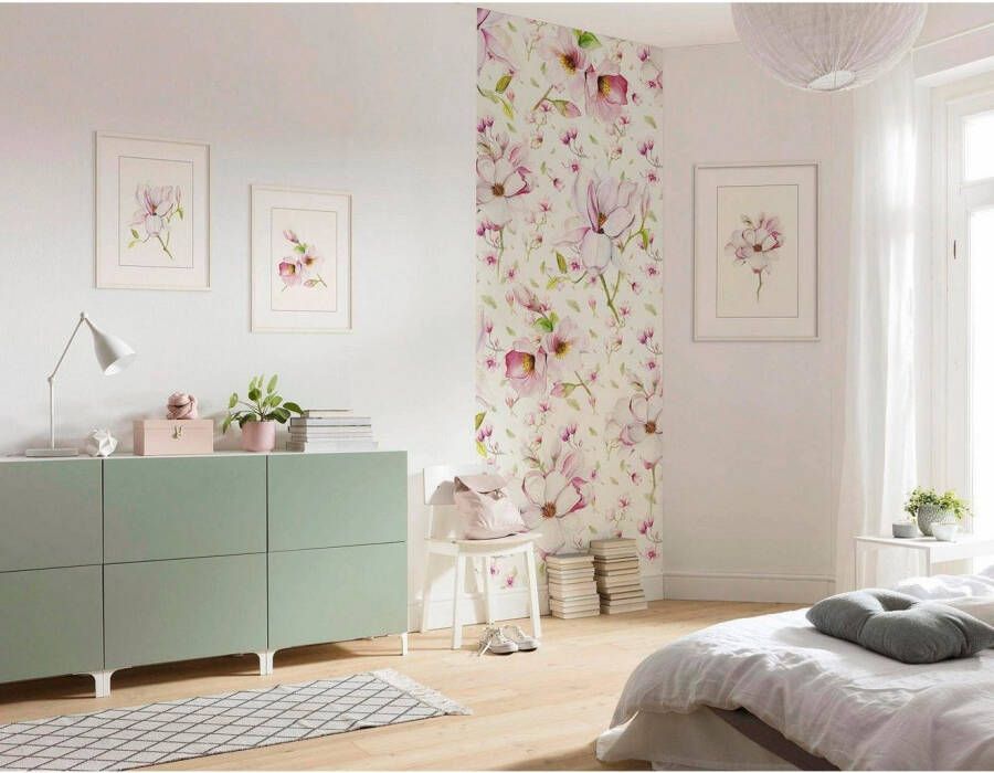 Komar Wanddecoratie Magnolia Blossom Wanddecoratie zonder lijst