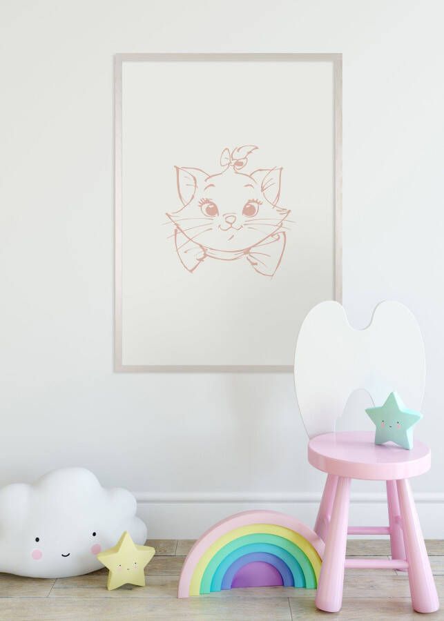 Komar Wanddecoratie Majestic Marie Wanddecoratie voor de kinderkamer zonder lijst (1 stuk)