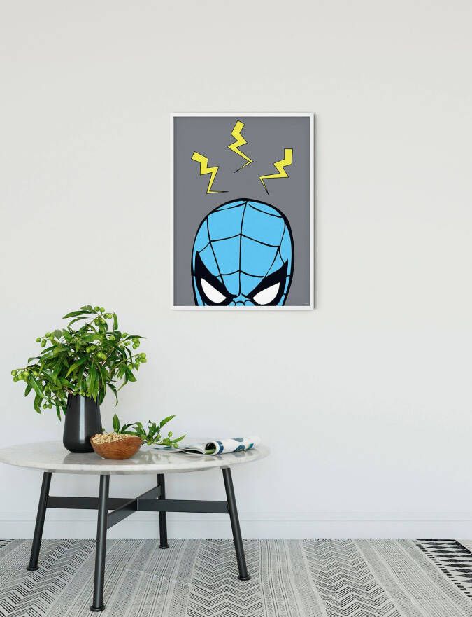 Komar Wanddecoratie Marvel PowerUp Spider-Man Sense Wanddecoratie voor de kinderkamer zonder lijst (1 stuk)