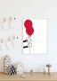 Komar Wanddecoratie Mickey Mouse Balloon Wanddecoratie voor de kinderkamer zonder lijst (1 stuk) - Thumbnail 2