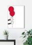 Komar Wanddecoratie Mickey Mouse Balloon Wanddecoratie voor de kinderkamer zonder lijst (1 stuk) - Thumbnail 4