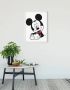 Komar Wanddecoratie Mickey Mouse Funny Wanddecoratie voor de kinderkamer zonder lijst (1 stuk) - Thumbnail 3