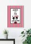 Komar Wanddecoratie Mickey Mouse Laugh Wanddecoratie voor de kinderkamer zonder lijst (1 stuk) - Thumbnail 2
