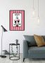 Komar Wanddecoratie Mickey Mouse Laugh Wanddecoratie voor de kinderkamer zonder lijst (1 stuk) - Thumbnail 4