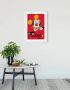 Komar Wanddecoratie Mickey Mouse Magnifying Glass Wanddecoratie voor de kinderkamer zonder lijst (1 stuk) - Thumbnail 4