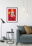 Komar Wanddecoratie Mickey Mouse Magnifying Glass Wanddecoratie voor de kinderkamer zonder lijst (1 stuk) - Thumbnail 5