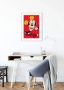Komar Wanddecoratie Mickey Mouse Magnifying Glass Wanddecoratie voor de kinderkamer zonder lijst (1 stuk) - Thumbnail 6