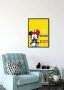 Komar Wanddecoratie Mickey Mouse Moustache Wanddecoratie voor de kinderkamer zonder lijst (1 stuk) - Thumbnail 6