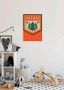 Komar Wanddecoratie Mickey Mouse Nature Wanddecoratie voor de kinderkamer zonder lijst (1 stuk) - Thumbnail 4