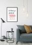 Komar Wanddecoratie Minnie Mouse Fla-Minnie-go Wanddecoratie voor de kinderkamer zonder lijst (1 stuk) - Thumbnail 3