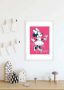 Komar Wanddecoratie Minnie Mouse Girlie Wanddecoratie voor de kinderkamer zonder lijst (1 stuk) - Thumbnail 2