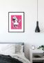 Komar Wanddecoratie Minnie Mouse Girlie Wanddecoratie voor de kinderkamer zonder lijst (1 stuk) - Thumbnail 3