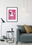 Komar Wanddecoratie Minnie Mouse Girlie Wanddecoratie voor de kinderkamer zonder lijst (1 stuk) - Thumbnail 4