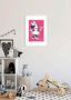 Komar Wanddecoratie Minnie Mouse Girlie Wanddecoratie voor de kinderkamer zonder lijst (1 stuk) - Thumbnail 5