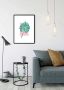 Komar Wanddecoratie Minnie Mouse Leaf Wanddecoratie voor de kinderkamer zonder lijst (1 stuk) - Thumbnail 4