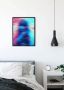 Komar Wanddecoratie Neon Girl Wanddecoratie zonder lijst (1 stuk) - Thumbnail 3