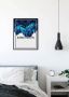 Komar Wanddecoratie Onderdompeling blue Wanddecoratie zonder lijst (1 stuk) - Thumbnail 4