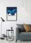 Komar Wanddecoratie Onderdompeling blue Wanddecoratie zonder lijst (1 stuk) - Thumbnail 5