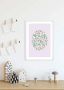 Komar Wanddecoratie Shelly Patterns Lavender Wanddecoratie zonder lijst (1 stuk) - Thumbnail 2