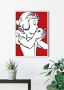 Komar Wanddecoratie Snow white Apple Bite red Wanddecoratie voor de kinderkamer zonder lijst (1 stuk) - Thumbnail 2