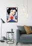 Komar Wanddecoratie Snow white portret Wanddecoratie voor de kinderkamer zonder lijst - Thumbnail 4