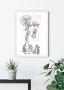 Komar Wanddecoratie Winnie The Pooh Hang on Wanddecoratie voor de kinderkamer zonder lijst (1 stuk) - Thumbnail 2