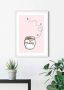 Komar Wanddecoratie Winnie the Pooh Hunny Pot Wanddecoratie voor de kinderkamer zonder lijst (1 stuk) - Thumbnail 2