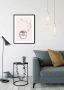 Komar Wanddecoratie Winnie the Pooh Hunny Pot Wanddecoratie voor de kinderkamer zonder lijst (1 stuk) - Thumbnail 4