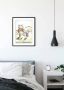 Komar Wanddecoratie Winnie the Pooh Today Wanddecoratie voor de kinderkamer zonder lijst (1 stuk) - Thumbnail 4