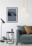 Komar Wanddecoratie Word Lake in Motion Steel Wanddecoratie zonder lijst (1 stuk) - Thumbnail 4