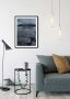 Komar Wanddecoratie Word Lake Silence Steel Wanddecoratie zonder lijst (1 stuk) - Thumbnail 5