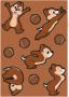 Komar Wandfolie Chip 'n' Dale Hazelnut Hunt (1 stuk) - Thumbnail 2