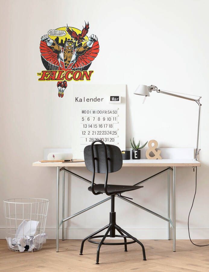 Komar Wandfolie Falcon Comic Classic 50x70 cm (breedte x hoogte) zelfklevende wandtattoo (1 stuk)