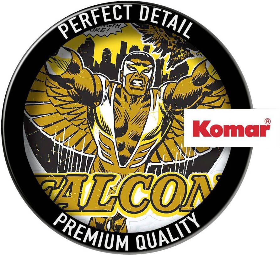 Komar Wandfolie Falcon Gold Comic Classic 50x70 cm (breedte x hoogte) zelfklevende wandtattoo (1 stuk)