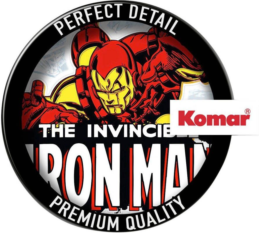 Komar Wandfolie Iron Man Comic Classic 50x70 cm (breedte x hoogte) zelfklevende wandtattoo (1 stuk)