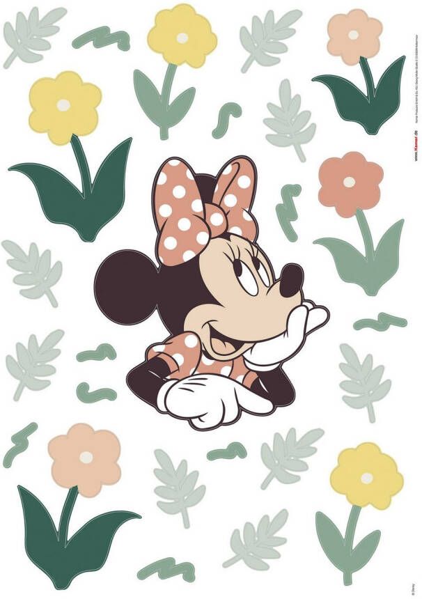 Komar Wandfolie Disney Minnie Mouse Beauty in Bloom (1 stuk)
