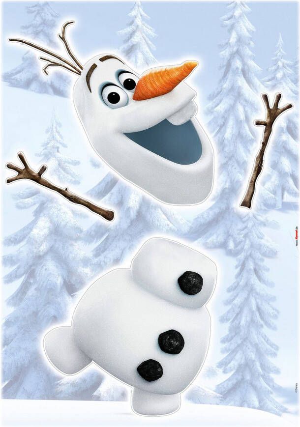 Komar Wandfolie Frozen Olaf 5-delige set (1 stuk)