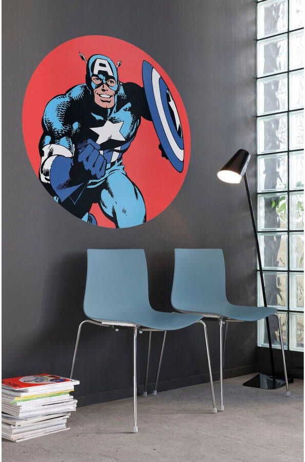 Komar Wandfolie Marvel PowerUp Captain America (1 stuk)