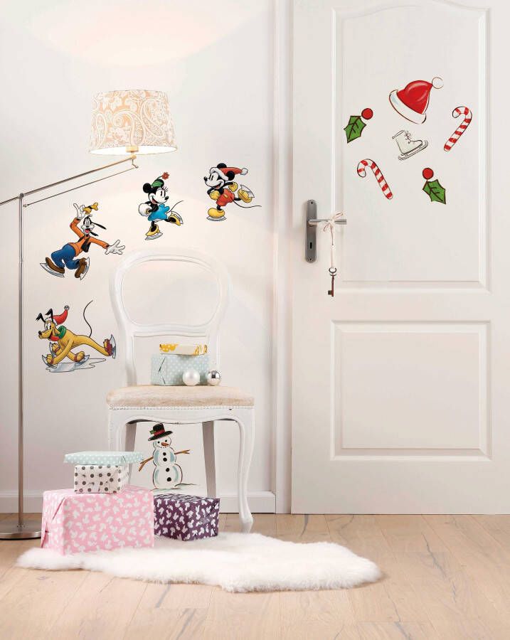 Komar Wandfolie Mickey Ice slide 50x70 cm (breedte x hoogte) zelfklevende wandtattoo (set)