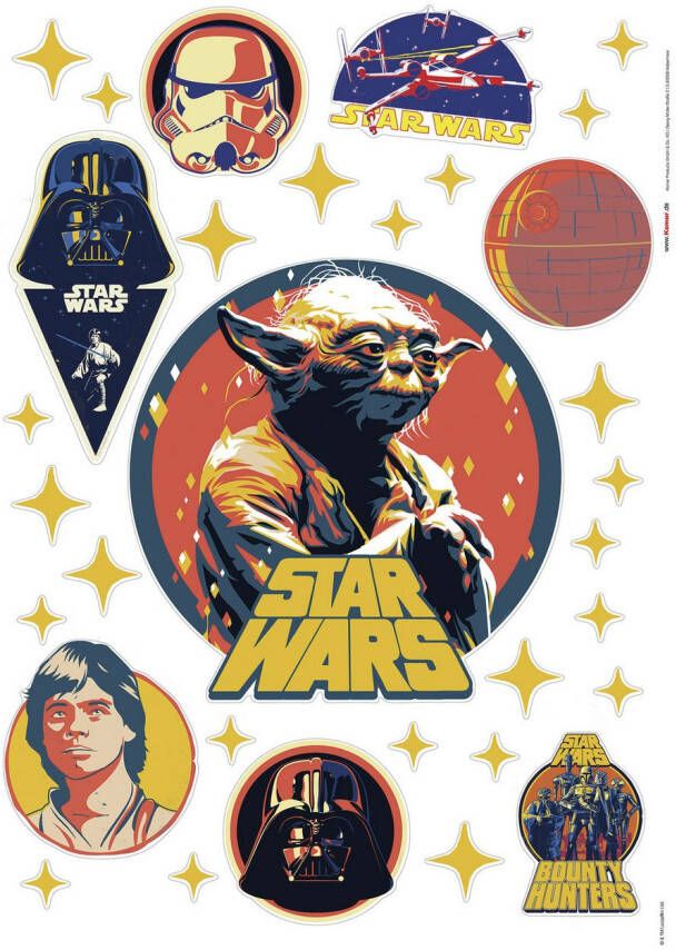 Komar Wandfolie Star Wars Bounty Hunters (1 stuk)