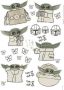 Komar Wandfolie Star Wars The Mandalorian Grogu Cute (1 stuk) - Thumbnail 2