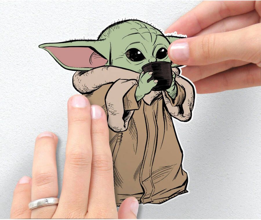 Komar Wandfolie Star Wars The Mandalorian Grogu The Cutest (1 stuk)