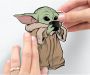Komar Wandfolie Star Wars The Mandalorian Grogu The Cutest (1 stuk) - Thumbnail 3