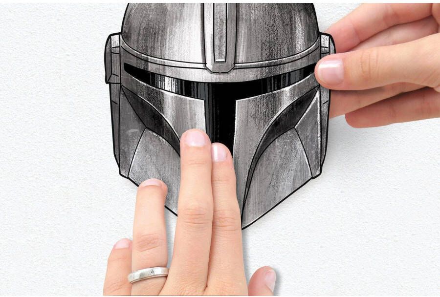 Komar Wandfolie Star Wars The Mandalorian Helmets (1 stuk)